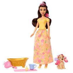 PRINCESSES DISNEY - POUPÉE FASHION BELLE AVEC SON ANIMAL DE COMPAGNIE (LA BELLE ET LA BÊTE) (BARBIE)